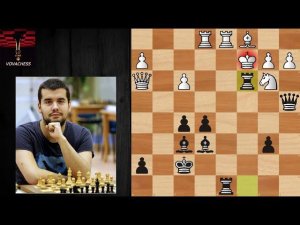 Зрелищная партия из матча Непомнящий - Аронян. Шахматы разбор партий