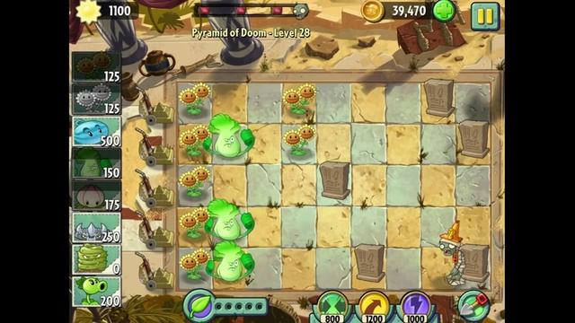 Plants vs. Zombies 2: It's About Time - Gameplay Walkthrough Part 84 - Pyramid of Doom (iOS) смотреть онлайн