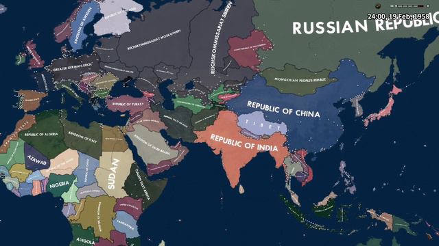 Romania Stronk- Thousand Week Reich Mod- Hoi4 Timelapse смотреть онлайн