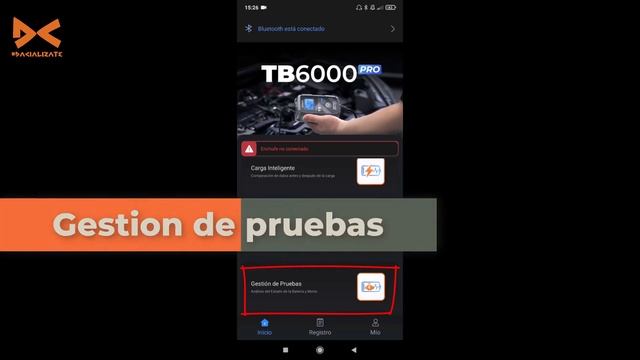 Recargador, reparador y probador de baterias - Topdon TB6000Pro смотреть онлайн