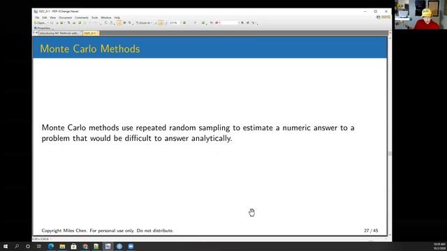 102C Lesson 0-1 Welcome to the Class - Monte Carlo Methods (Lecture 1) смотреть онлайн
