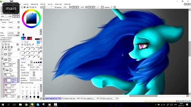 Rarity is dead and now i kill you [Redraw] - MLP Speedpaint смотреть онлайн