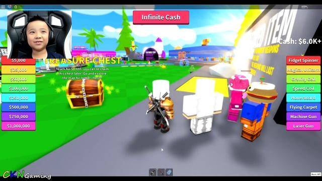 Roblox Marshmello Battle Royale Tycoon Gameplay With CKN Gaming смотреть онлайн