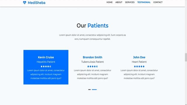 MediSheba - Medical Landing Page Template | Bootstrap Templates смотреть онлайн