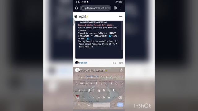 HOW TO DEPLOY D3VIL USERBOT || HOW TO MAKE BOT IN TELEGRAM || EASY TRICK || 100 % WORKING || смотреть онлайн