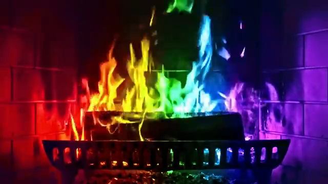Rainbow Flames! (12 Hours)