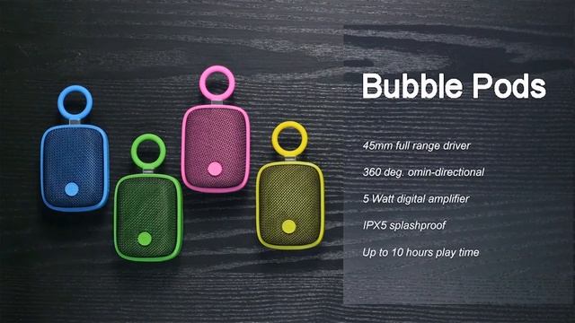 Dreamwave Bubble Pods Bluetooth Speakers смотреть онлайн