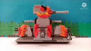 Мощь демона Кв44. Мультики про танки из лего.