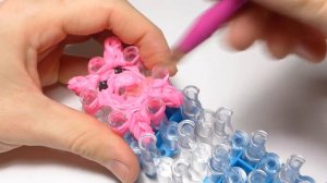 Веселый 3d ПОРОСЕНОК из Rainbow Loom Bands. Урок 109