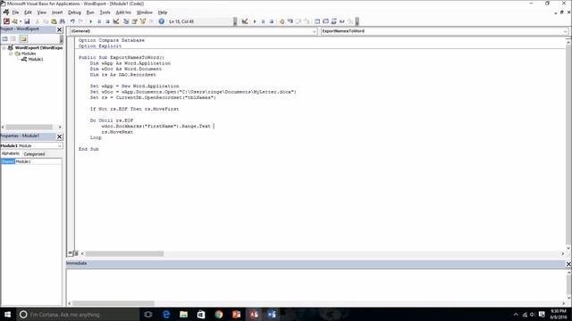How To Export Data To Microsoft Word From Access 2013 смотреть онлайн