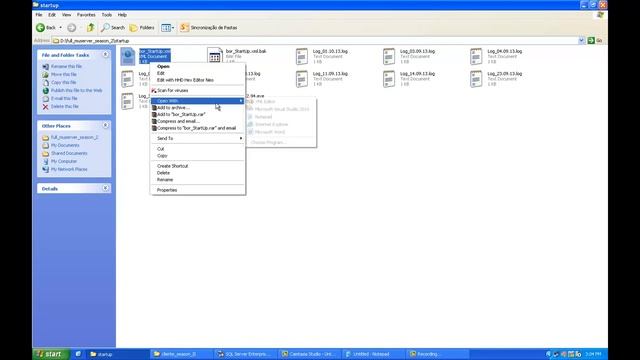 1º - configurando IP's, senha SQL e startup. смотреть онлайн