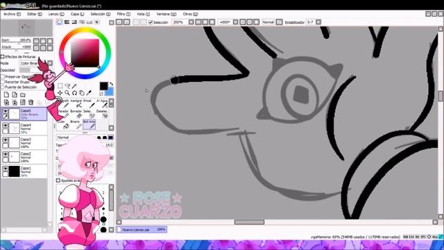 FUSION: Spinel + Blue = Magenta Morganite (V2) | Rose Cuarzo