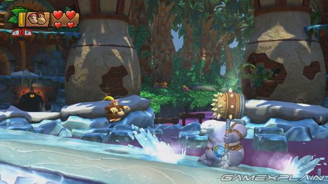 Donkey Kong Country: Tropical Freeze - World 5 Boss Fight Playthrough (Japanese Version) смотреть онлайн