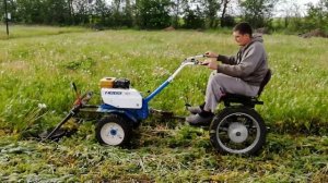 Косилка Заря с мотоблоком Нева