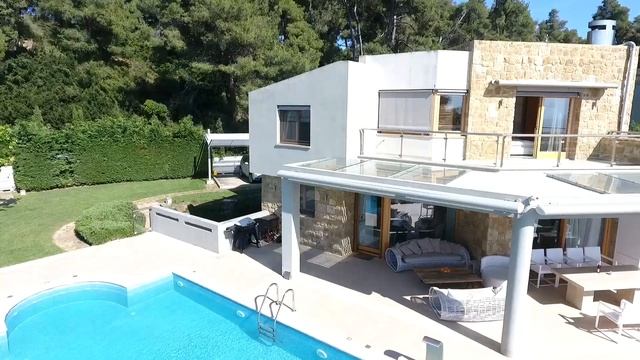 Аренда виллы "Ивон" - Греция, Халкидики, Кассандра. Rent a villa in Sani Club, Halkidiki, Greece смотреть онлайн