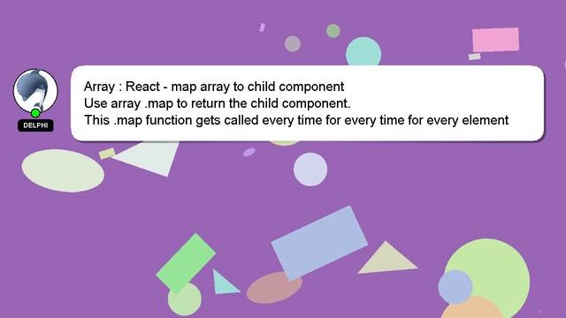Array : React - map array to child component смотреть онлайн