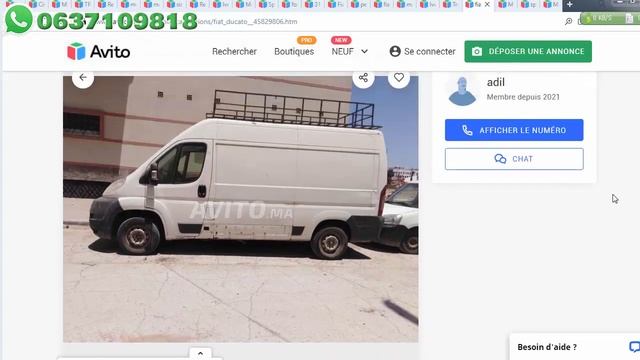 Mercedes 207 Sprinter Fiat Ducato Renault Master a vendre au Maroc смотреть онлайн