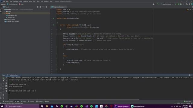 Java ICMP Echo Ping Demo смотреть онлайн