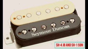 Seymour Duncan SH-4 JB and SH-1 59n (High Gain, Crunch, Clean-ish)