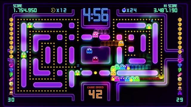 Pacman CE DX - 3.56 million points on 10 minute Spiral (Former World Record) смотреть онлайн
