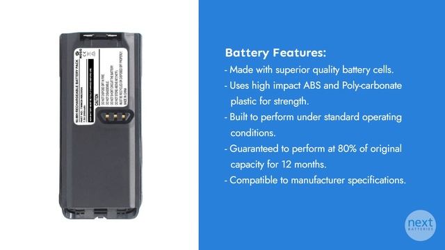 Motorola XTS 3000 Battery смотреть онлайн