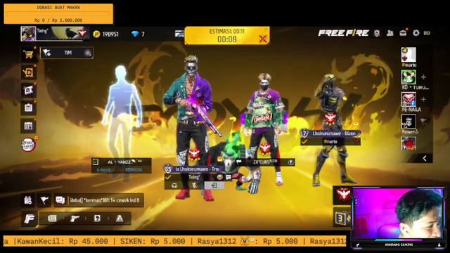 LIVE🔴Free Fire ComeBACKKK [KANDANG GAMING] смотреть онлайн