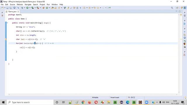 Java Program to right rotate a String by 1 position смотреть онлайн