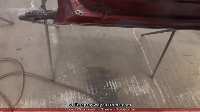 Painting The Box Chevy Caprice With UreChem Sparkling Merlot Pearl HOW TO PAINT DOOR JAMBS ON A CAR смотреть онлайн