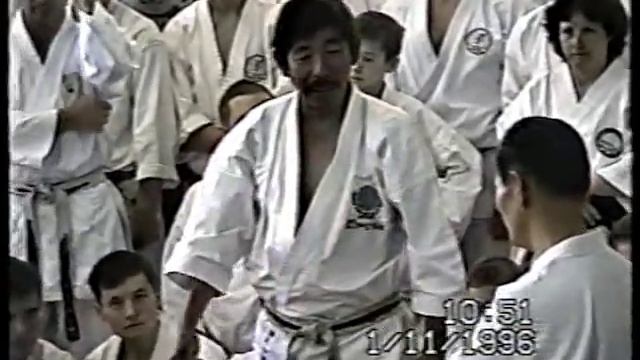 Tetsuhiko Asai. Danger Within. Shotokan Karate Demonstration, Moscow 1996 (part 2) смотреть онлайн