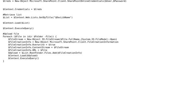 Sharepoint: Convert the Powershell script to Python 3 смотреть онлайн