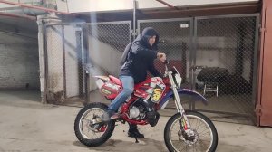 honda crm 250 двухтактный эндуро . полностью отреставрирован с полной разборкой .