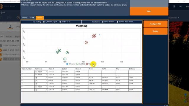 GeoSLAM Connect привязка к местной системе координат ZEB HORIZON