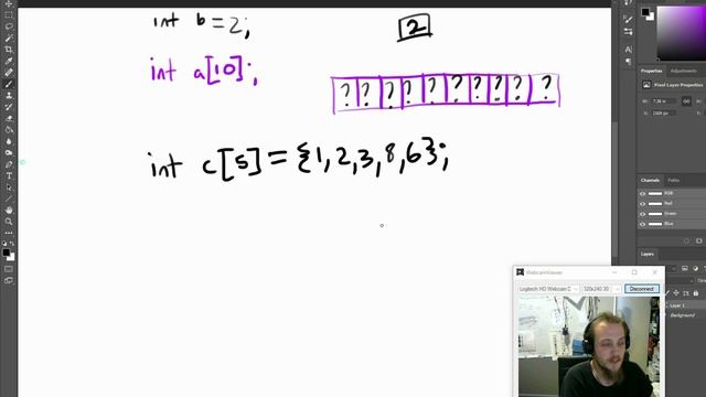 C Programming -arrays - initialization смотреть онлайн