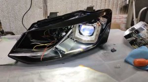 Bi Led линзы в Поло седан