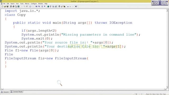 Copy file in java using command line arguments | Java: Copy from one file to another file смотреть онлайн