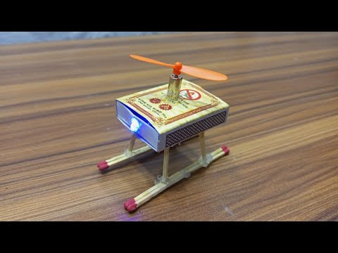 Как сделать вертолет спичечный коробок вертолет игрушка diy