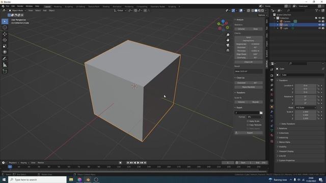 Blender Tutorial Calculate the Volume or Area смотреть онлайн