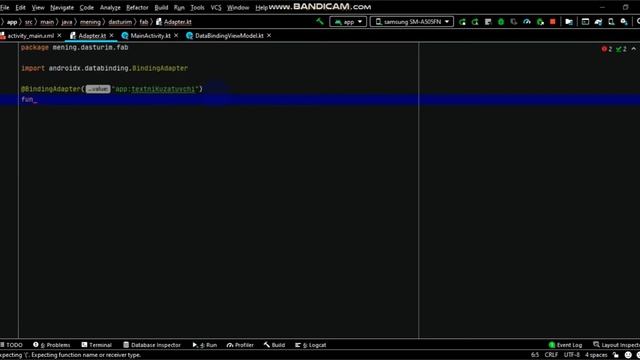 #3 lesson Databinding with EditText and ViewModel,textWatcher смотреть онлайн