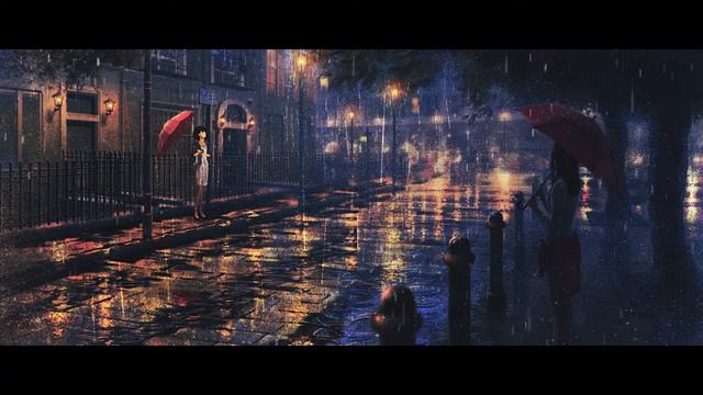 Rain Hitting Off An Umbrella смотреть онлайн