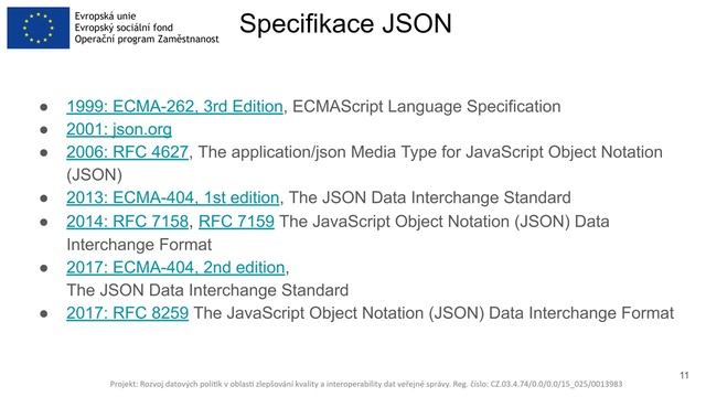 Formáty pro otevřená data JSON смотреть онлайн