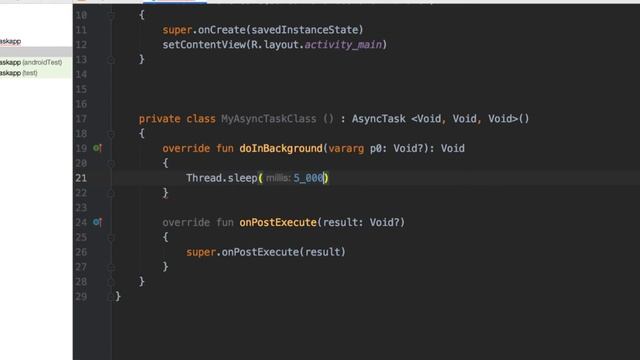 Android Development | Async Task Class смотреть онлайн