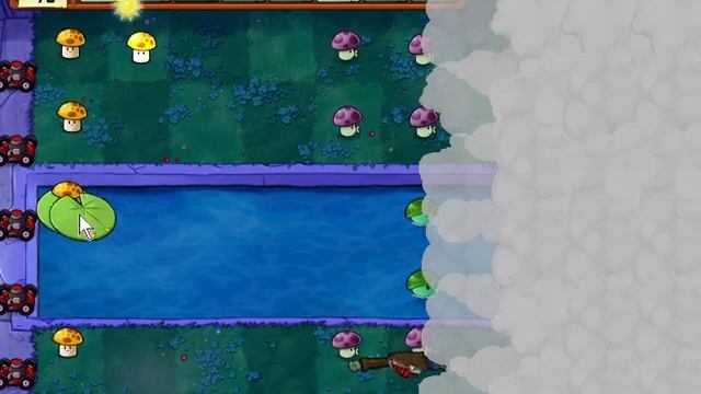Plants vs Zombies уровень 4-1 смотреть онлайн