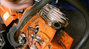 замена сальников на бензопиле хускварна 137-142