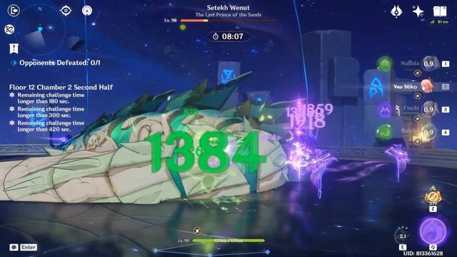 [Abyss 12 4.4.1] C6 Gaming/C0 Xianyun + C0R1 Yae/C2R1 Nahida смотреть онлайн