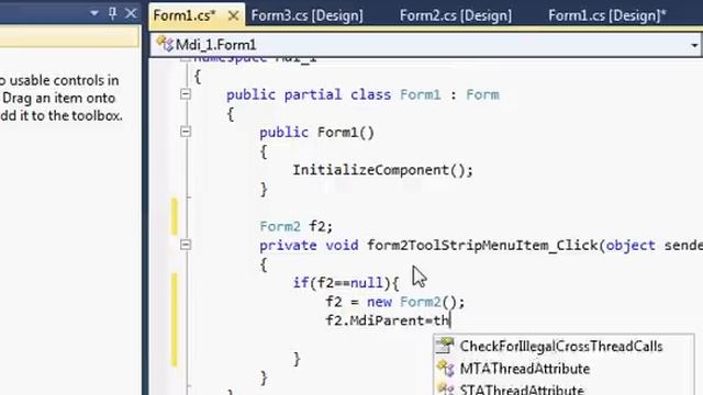 C# Tutorial 83: How to use Multiple-Document Interface (MDI) in Windows Forms C# смотреть онлайн