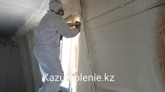 Утепление пеной мансарды. смотреть онлайн
