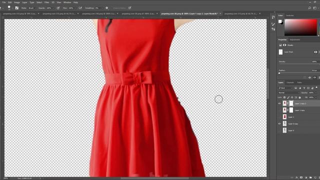 Add and Change Dress in Photoshop | How to add dress to Model | Change Dress photoshop Tutorial смотреть онлайн