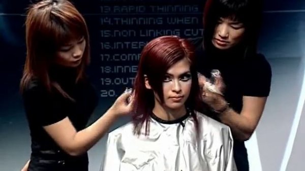 OMC HairWorld LasVegas/Vern Scissors/Shears.Hair Salon Shows hairstyles/haircuts