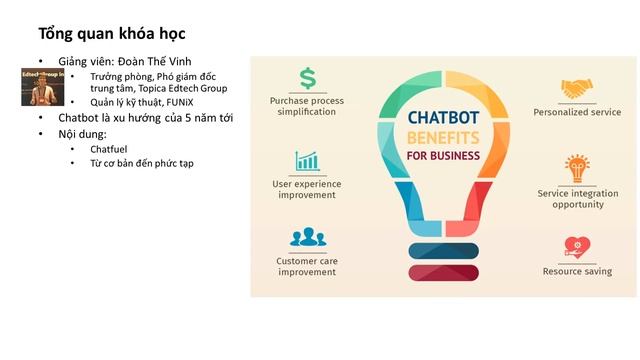 1        Giới thiệu khóa học | Xây dựng chatbot tự động trên Facebook Messenger trong 4 giờ смотреть онлайн