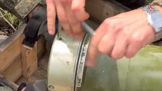 Боевоая работа расчетов «Мста_Б» высокоточным боеприпасом «Краснополь»